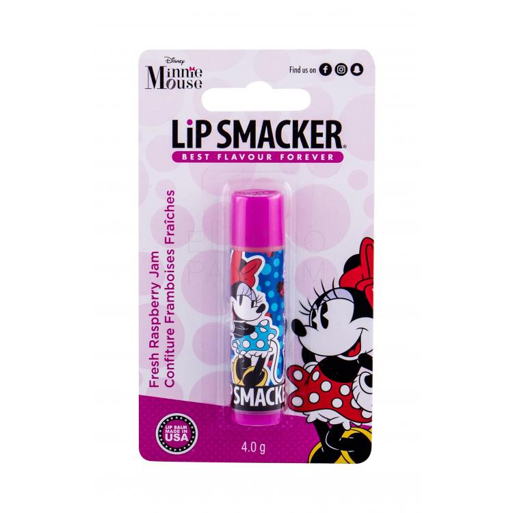 Lip Smacker Disney Minnie Mouse Balsam do ust dla dzieci 4 g Odcień Fresh Raspberry Jam