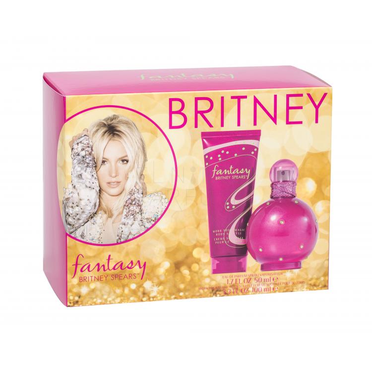 Britney Spears Fantasy Zestaw edp 50 ml + Krem do ciała 100 ml