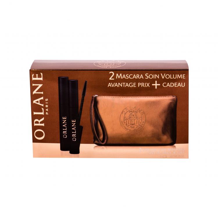 Orlane Volume Care Mascara Zestaw Tusz do rzęs 2 x 7 ml + Kosmetyczka