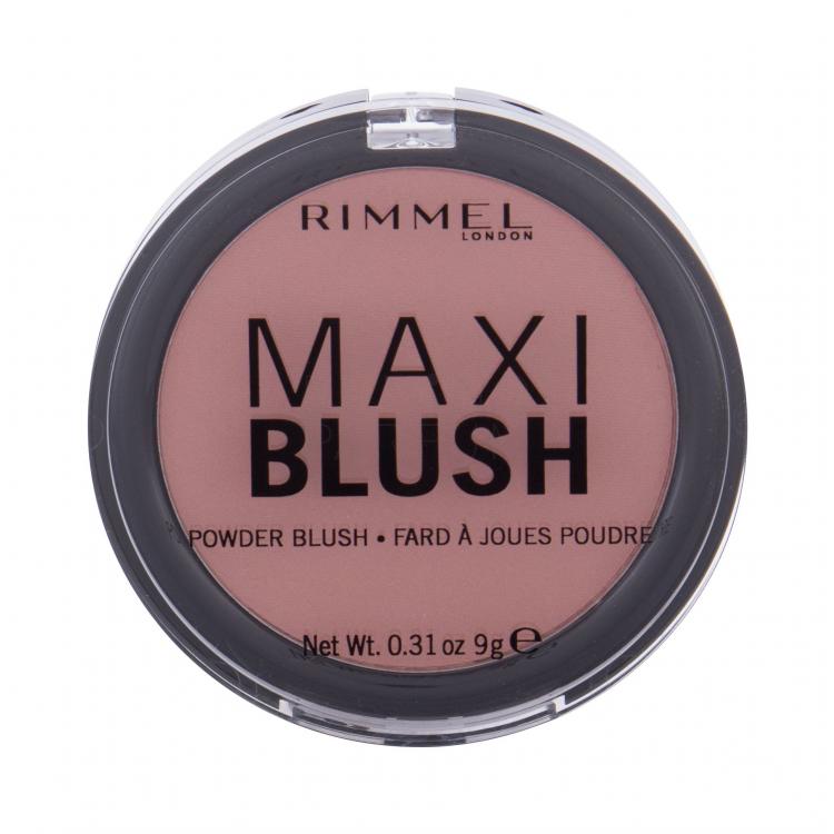 Rimmel London Maxi Blush Róż dla kobiet 9 g Odcień 006 Exposed