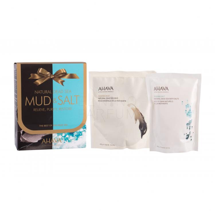 AHAVA Deadsea Mud Dermud Nourishing Body Cream Zestaw Błoto z Morza Martwego 400 g + Sól do kąpieli z Morza Martwego 250 g