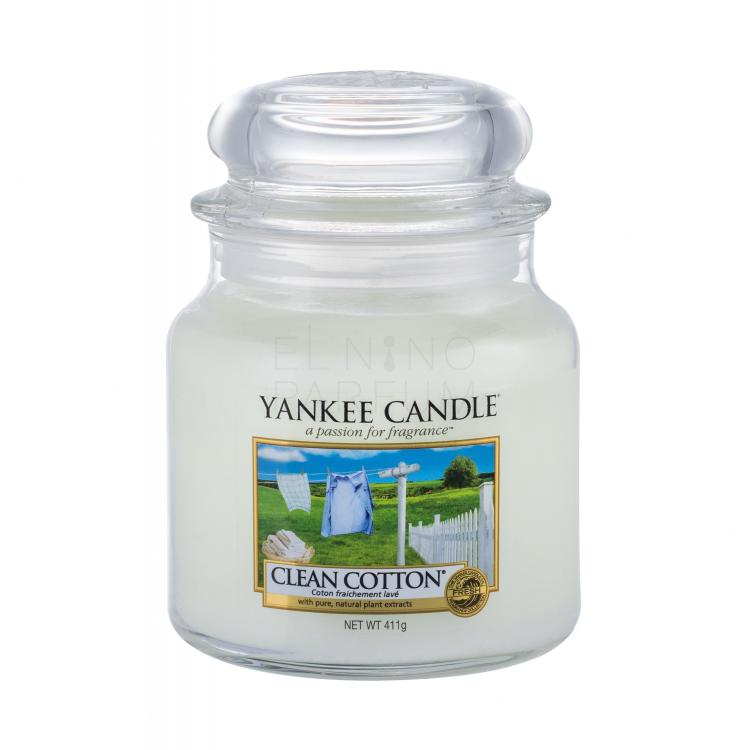 Yankee Candle Clean Cotton Świeczka zapachowa 411 g