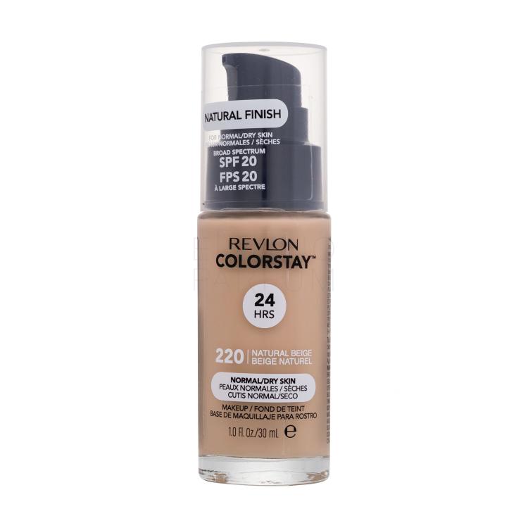 Revlon Colorstay Normal Dry Skin SPF20 Podkład dla kobiet 30 ml Odcień 220 Natural Beige