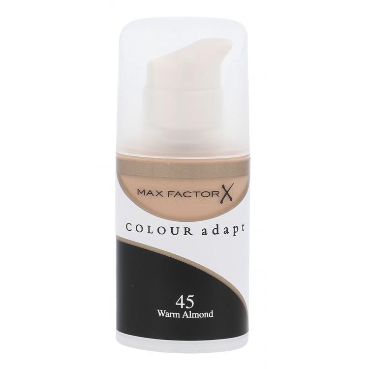 Max Factor Colour Adapt Podkład dla kobiet 34 ml Odcień 45 Warm Almond