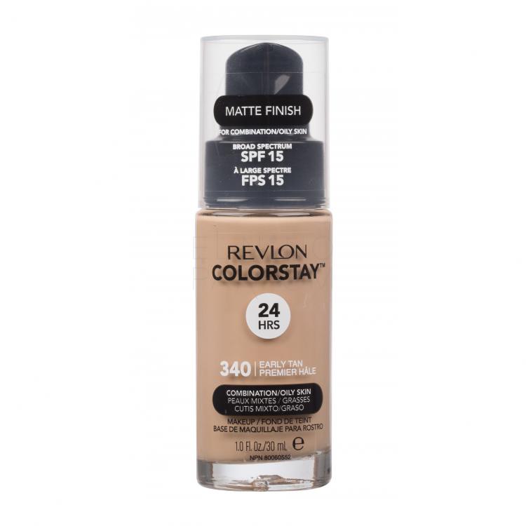 Revlon Colorstay Combination Oily Skin SPF15 Podkład dla kobiet 30 ml Odcień 340 Early Tan