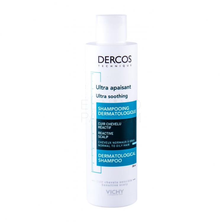 Vichy Dercos Ultra Soothing Dermatological Shampoo Normal to Oily Szampon do włosów 200 ml
