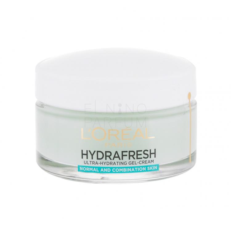 L&#039;Oréal Paris HydraFresh Ultra-Hydrating Gel-Cream Krem do twarzy na dzień dla kobiet 50 ml