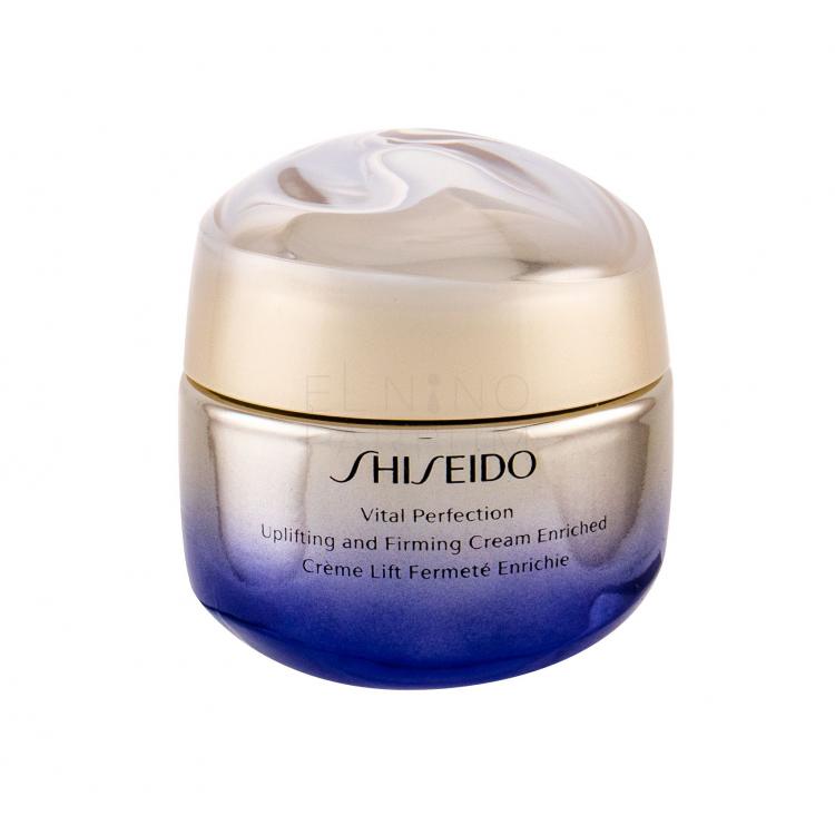 Shiseido Vital Perfection Uplifting and Firming Cream Enriched Krem do twarzy na dzień dla kobiet 50 ml