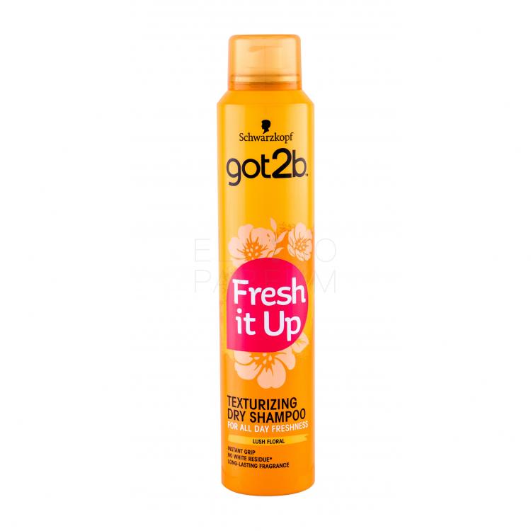 Schwarzkopf Got2b Fresh It Up Texturizing Suchy szampon dla kobiet 200 ml