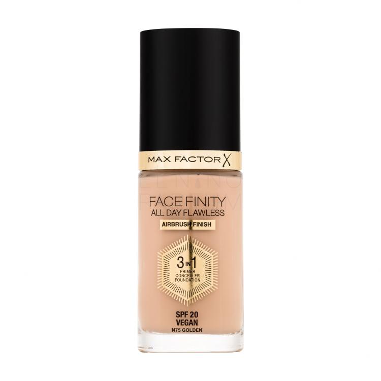 Max Factor Facefinity All Day Flawless SPF20 Podkład dla kobiet 30 ml Odcień N75 Golden