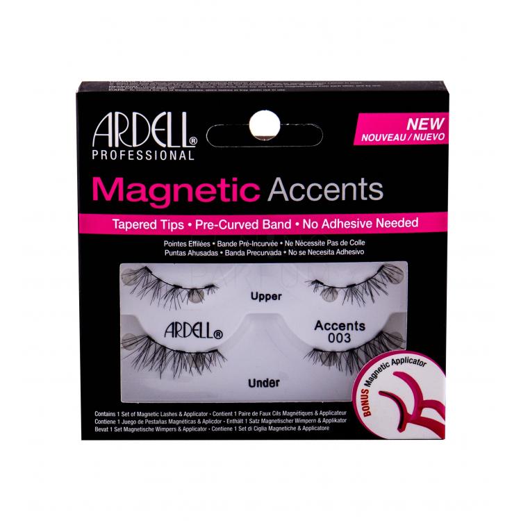 Ardell Magnetic Accents 003 Sztuczne rzęsy dla kobiet 1 szt Odcień Black