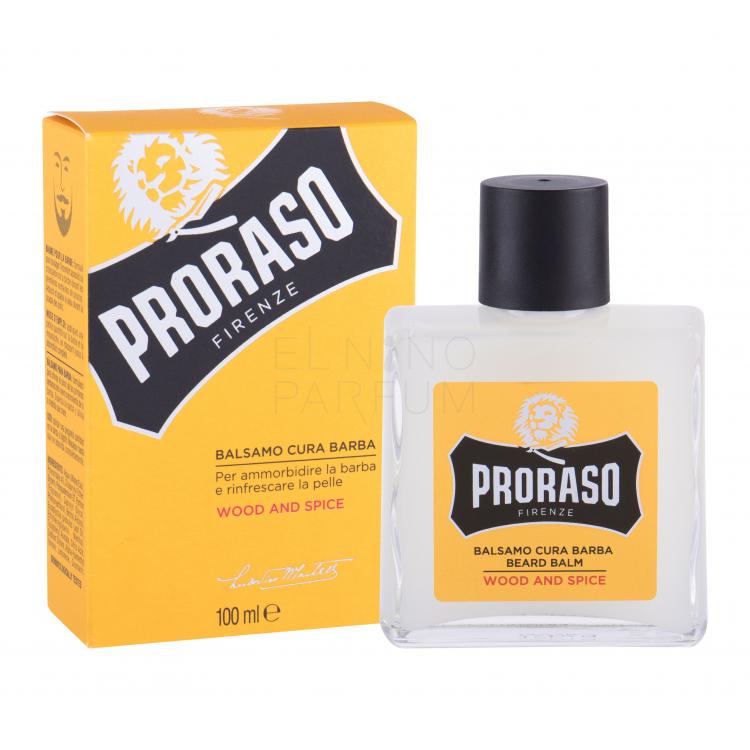 PRORASO Wood &amp; Spice Beard Balm Balsam na wąsy dla mężczyzn 100 ml