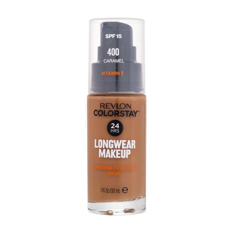 Revlon Colorstay Combination Oily Skin SPF15 Podkład dla kobiet 30 ml Odcień 400 Caramel