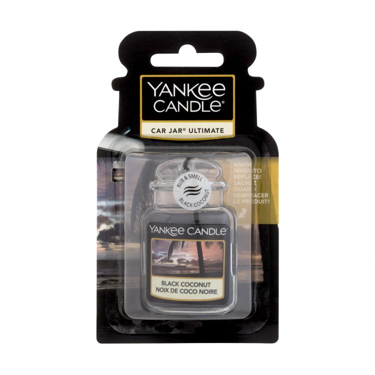 Yankee Candle Black Coconut Car Jar Zapach samochodowy 1 szt