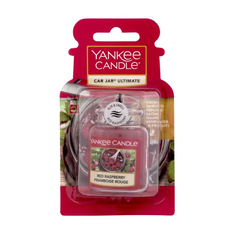 Yankee Candle Red Raspberry Car Jar Zapach samochodowy 1 szt