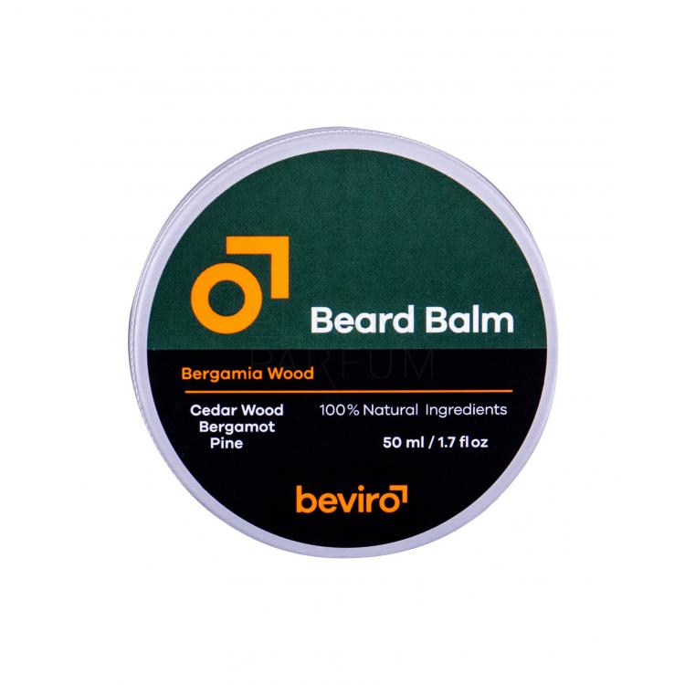Be-Viro Men´s Only Beard Balm Cedar Wood, Bergamot, Pine Balsam na wąsy dla mężczyzn 50 ml