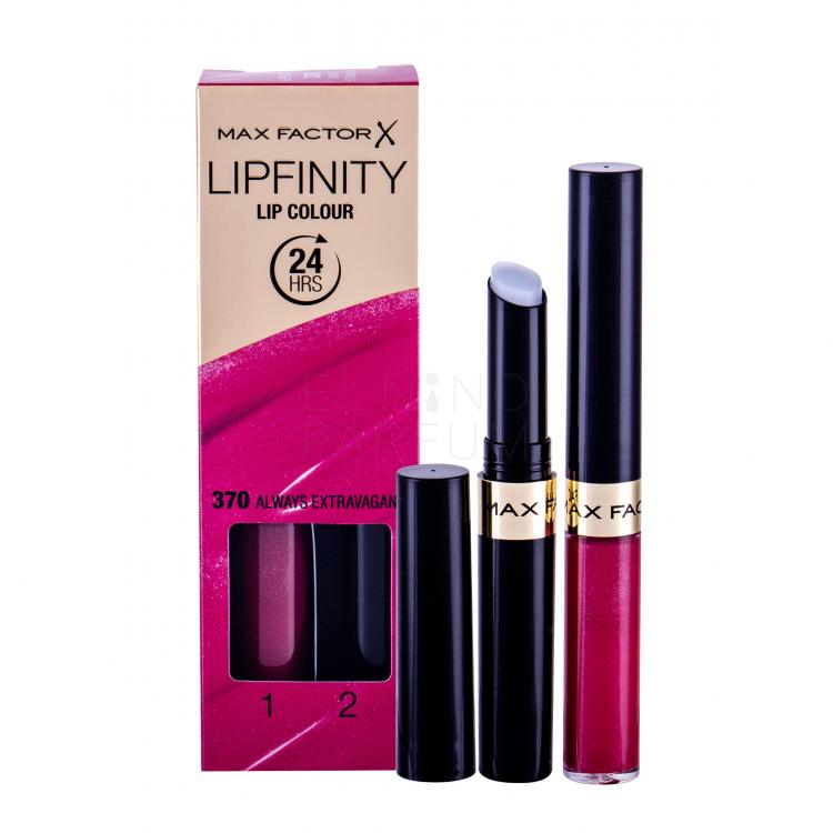 Max Factor Lipfinity 24HRS Lip Colour Pomadka dla kobiet 4,2 g Odcień 370 Always Extravagant
