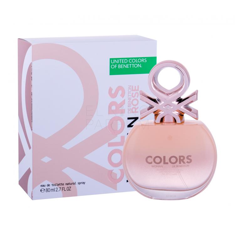 Benetton Colors de Benetton Rose Woda toaletowa dla kobiet 80 ml
