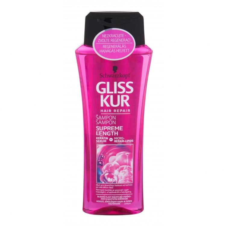 Schwarzkopf Gliss Supreme Length Szampon do włosów dla kobiet 250 ml