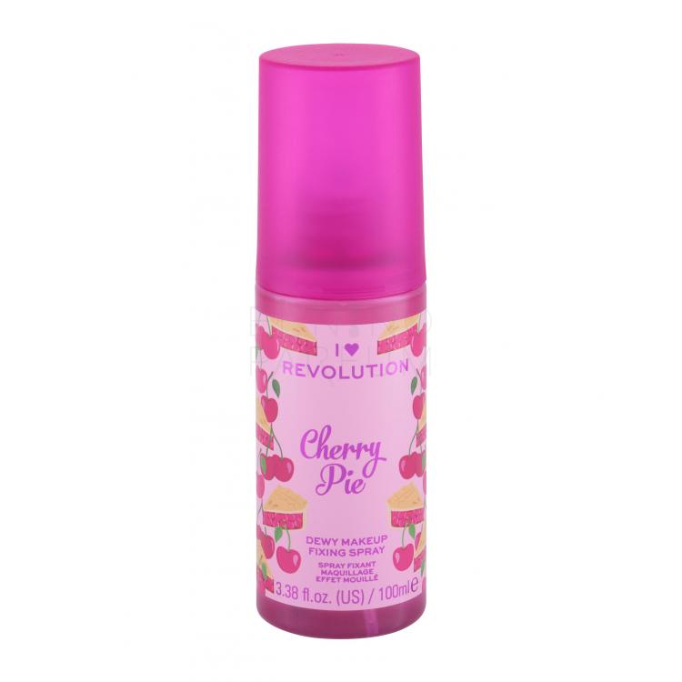 Makeup Revolution London I Heart Revolution Fixing Spray Cherry Pie Utrwalacz makijażu dla kobiet 100 ml