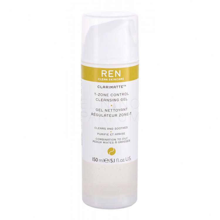 REN Clean Skincare Clarimatte T-Zone Control Żel oczyszczający dla kobiet 150 ml