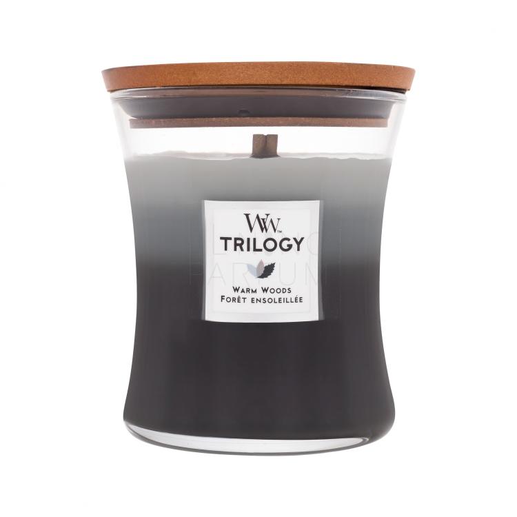 WoodWick Trilogy Warm Woods Świeczka zapachowa 275 g
