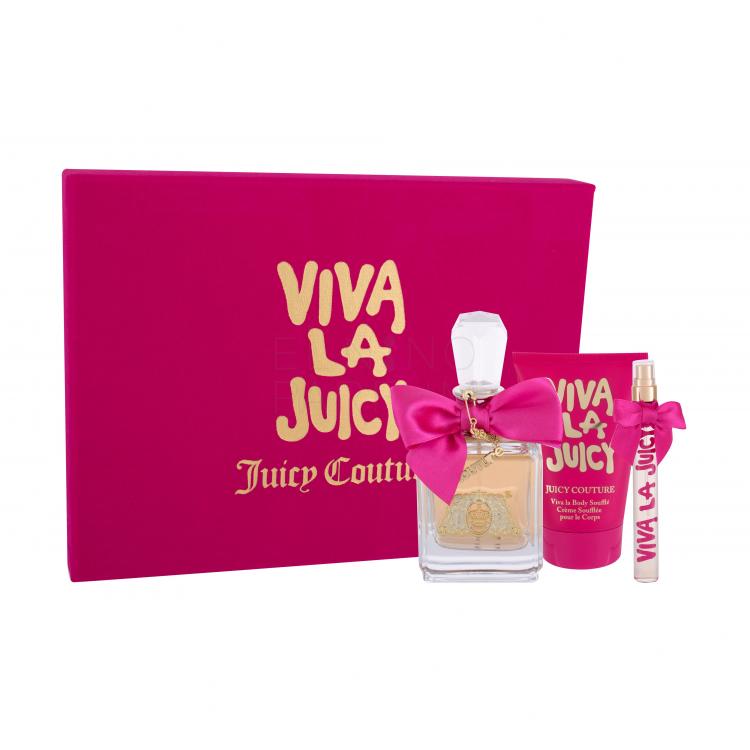 Juicy Couture Viva La Juicy Zestaw Edp + 100 ml + Edp 10 ml + Mleczko do ciała 125 ml