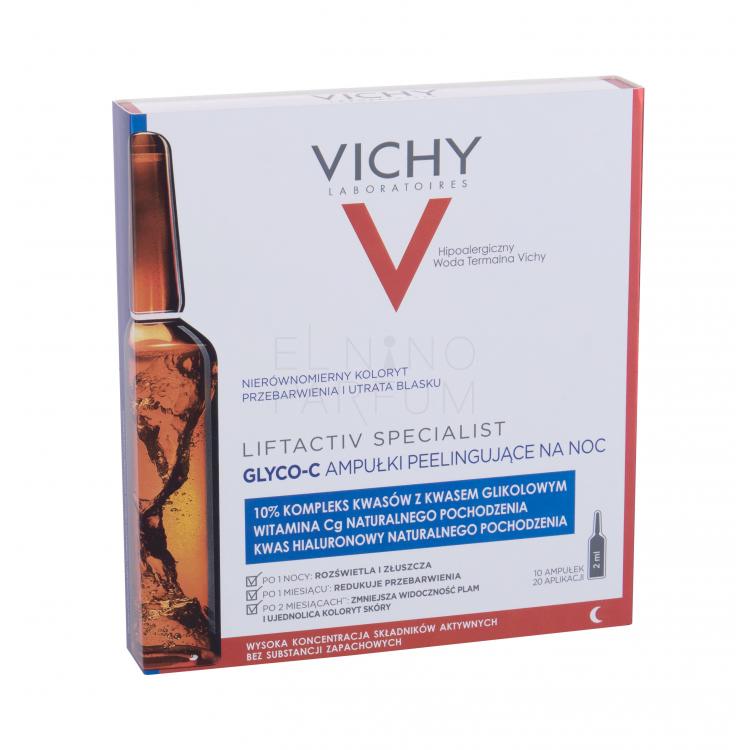 Vichy Liftactiv Glyco-C Night Peel Ampoules Serum do twarzy dla kobiet 20 ml