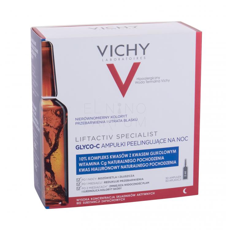 Vichy Liftactiv Glyco-C Night Peel Ampoules Serum do twarzy dla kobiet 60 ml