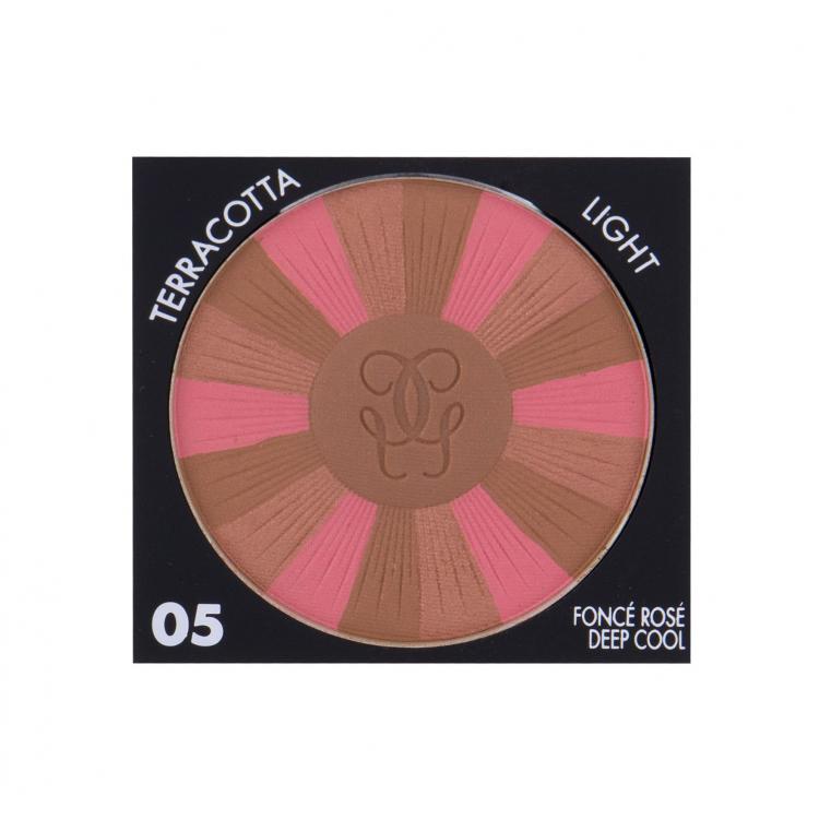 Guerlain Terracotta Light The Sun-Kissed Glow Powder Bronzer dla kobiet 6 g Odcień 05 Deep Cool tester