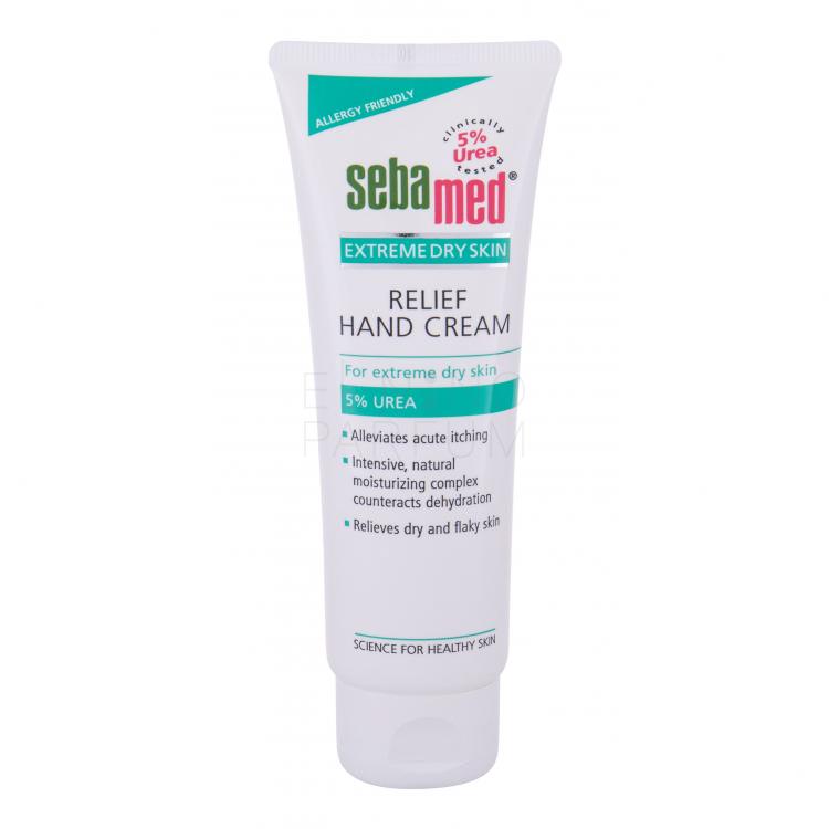 SebaMed Extreme Dry Skin Relief Hand Cream 5% Urea Krem do rąk dla kobiet 75 ml