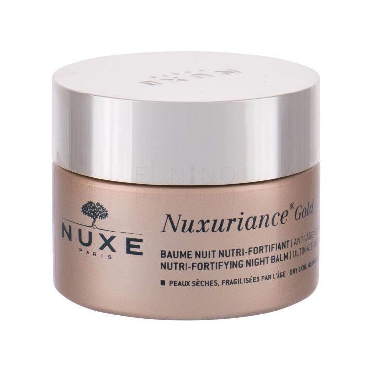 NUXE Nuxuriance Gold Nutri-Fortifying Night Balm Krem na noc dla kobiet 50 ml