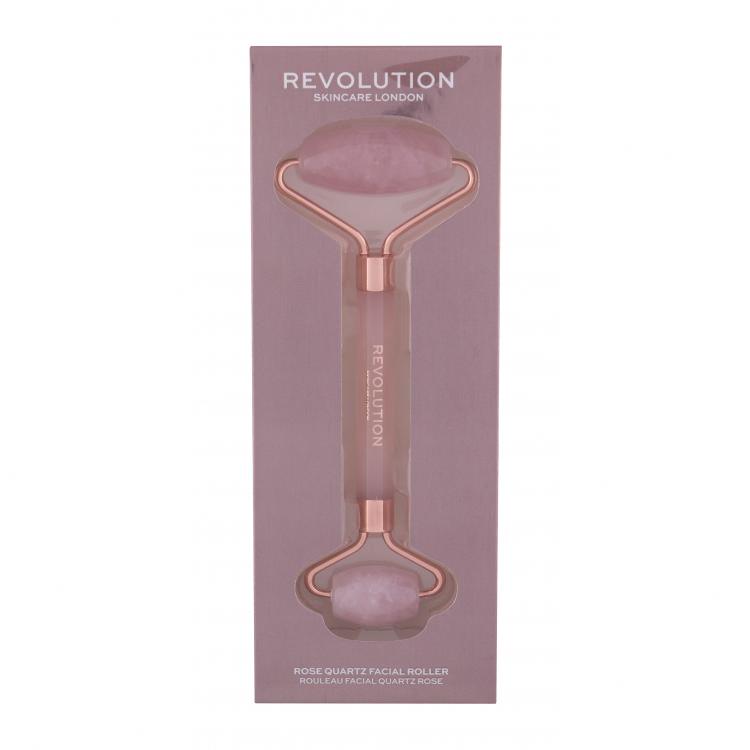 Revolution Skincare Roller Rose Quartz Facial Roller Rolka i kamień do masażu dla kobiet 1 szt