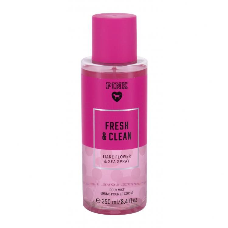 Victoria´s Secret Pink Fresh &amp; Clean Spray do ciała dla kobiet 250 ml