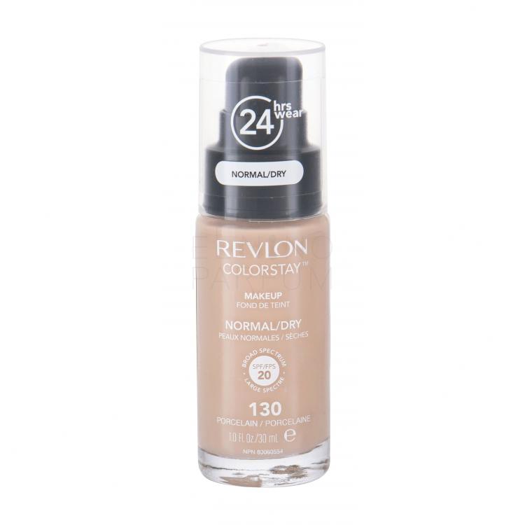 Revlon Colorstay Normal Dry Skin SPF20 Podkład dla kobiet 30 ml Odcień 130 Porcelain