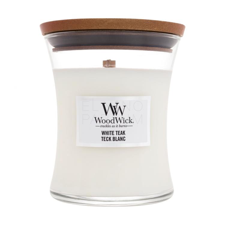WoodWick White Teak Świeczka zapachowa 275 g