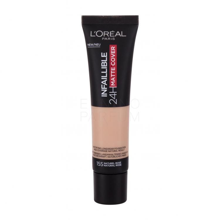 L&#039;Oréal Paris Infaillible 32H Matte Cover SPF25 Podkład dla kobiet 30 ml Odcień 155