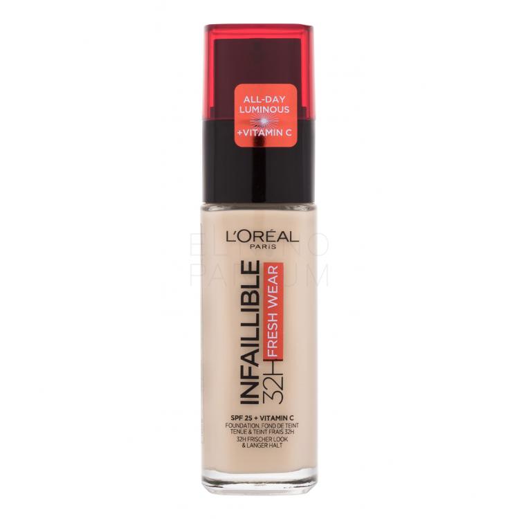 L&#039;Oréal Paris Infaillible 32H Fresh Wear SPF25 Podkład dla kobiet 30 ml Odcień 15