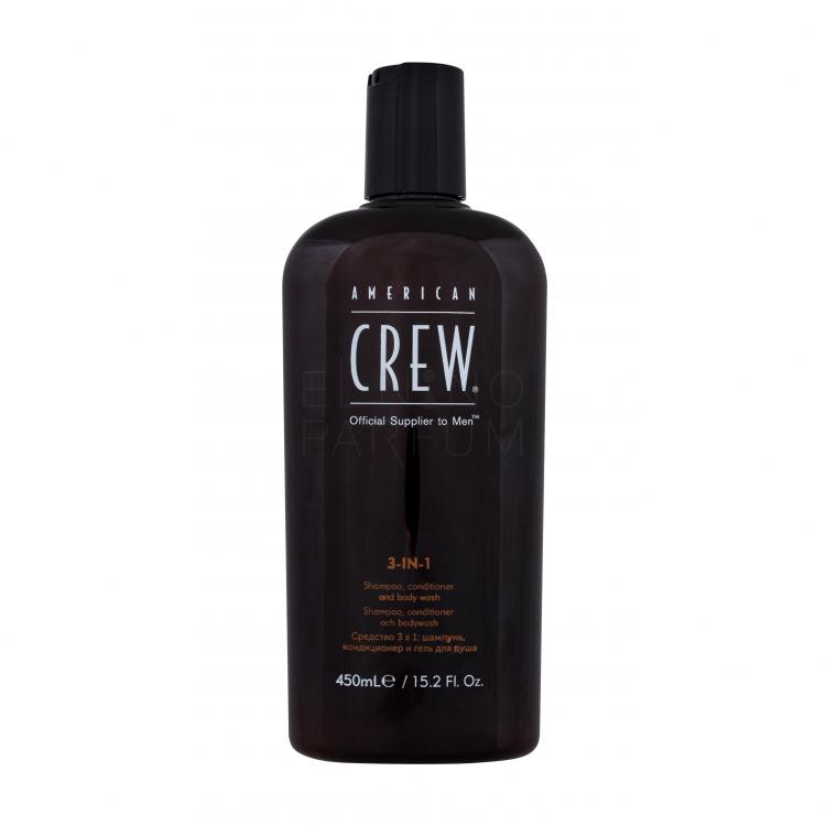 American Crew 3-IN-1 Szampon do włosów dla mężczyzn 450 ml