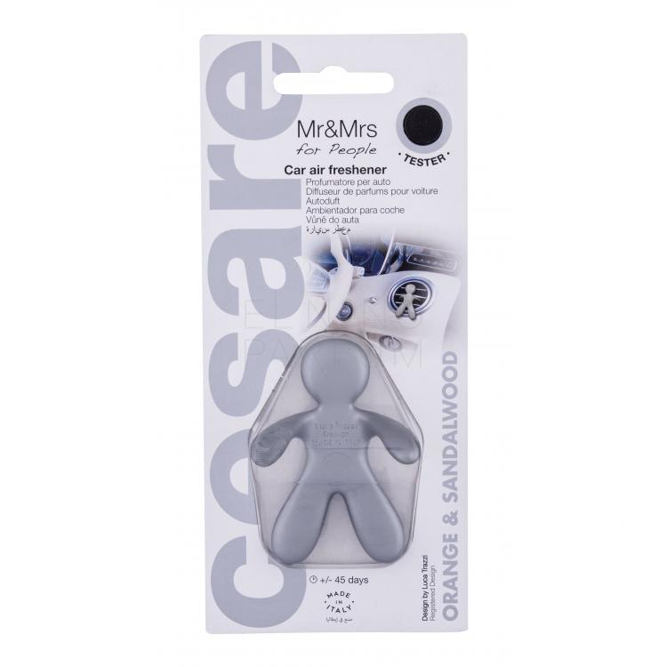 Mr&amp;Mrs Fragrance Cesare Orange &amp; Sandalwood Zapach samochodowy 1 szt