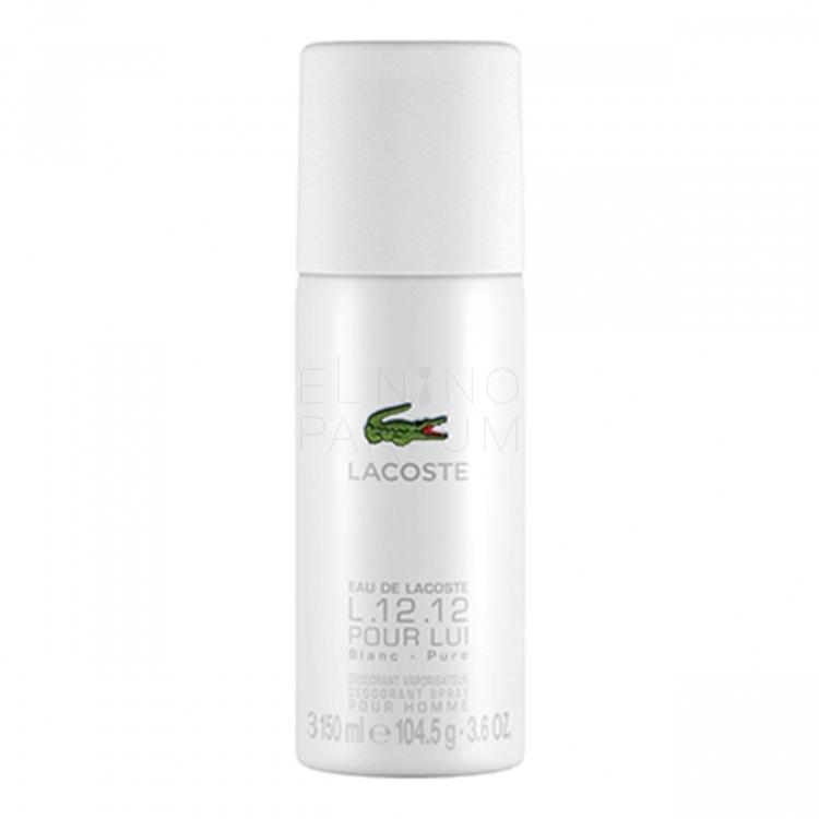 Lacoste Eau de Lacoste L.12.12 Blanc Dezodorant dla mężczyzn 150 ml