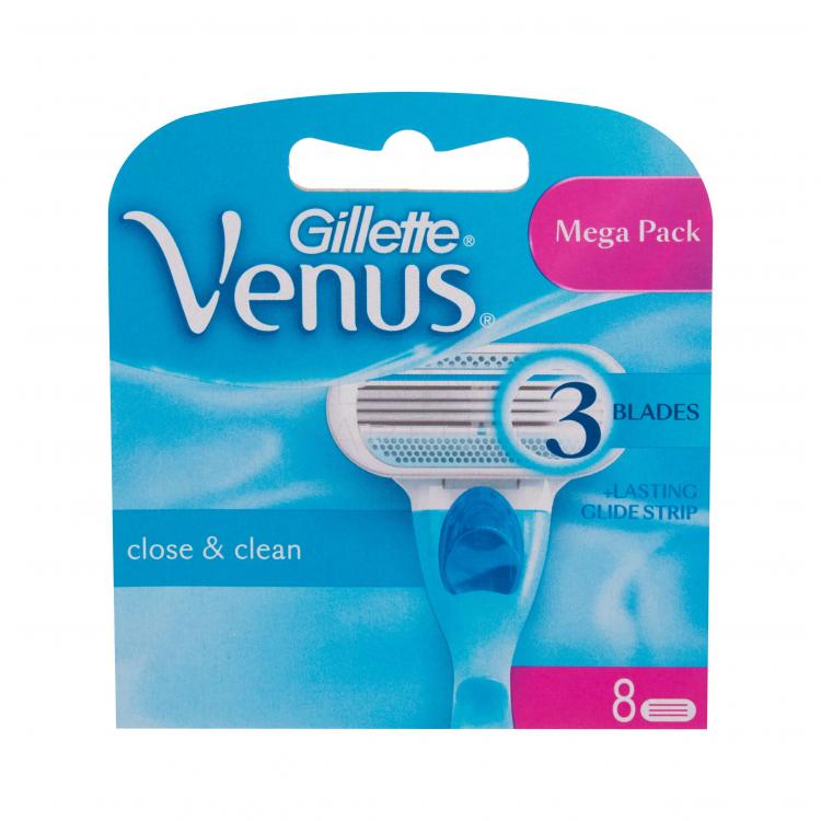 Gillette Venus Close &amp; Clean Wkład do maszynki dla kobiet Zestaw
