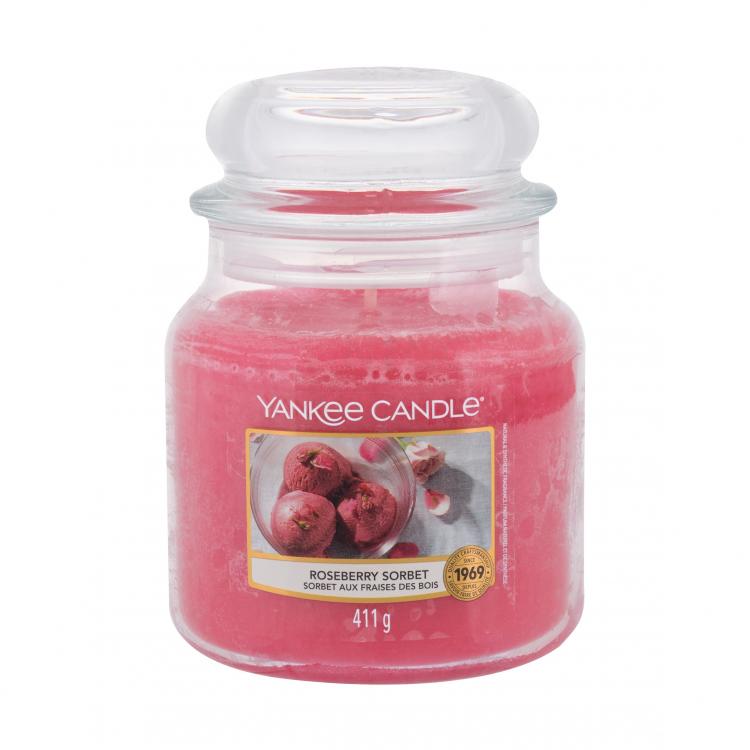 Yankee Candle Roseberry Sorbet Świeczka zapachowa 411 g