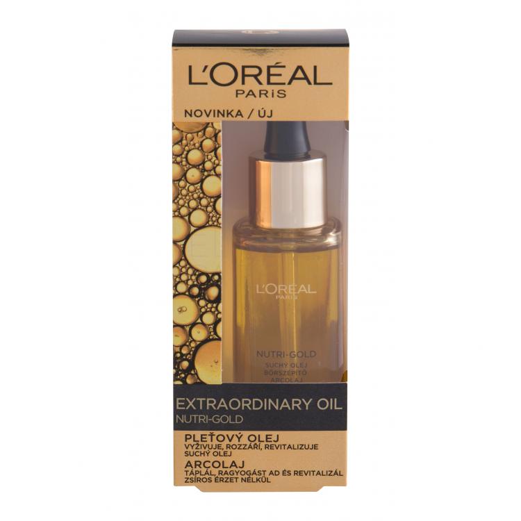 L&#039;Oréal Paris Nutri-Gold Extraordinary Oil Olejek do twarzy dla kobiet 30 ml
