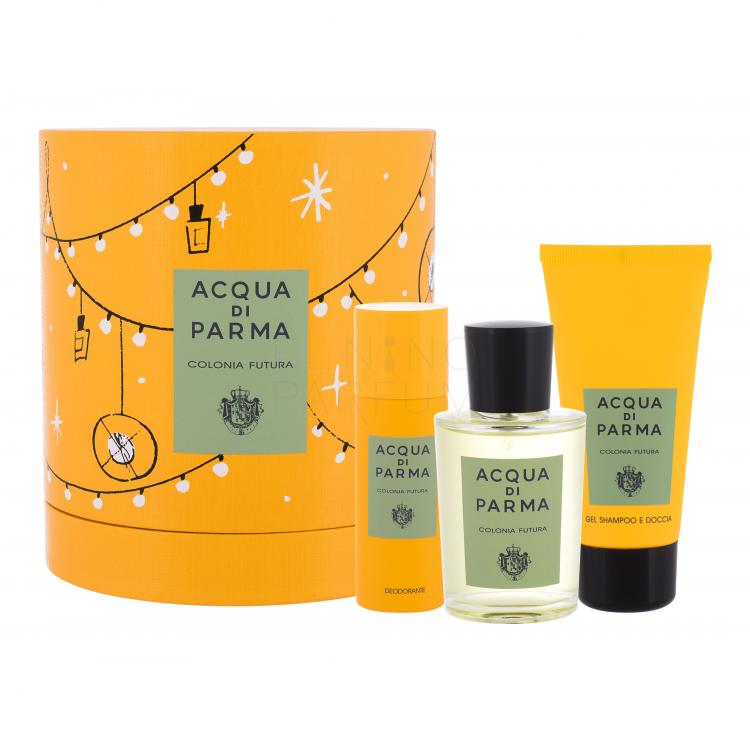 Acqua di Parma Colonia Futura Zestaw Edc 100 ml + Żel pod prysznic 75 ml + Dezodorant 50 ml