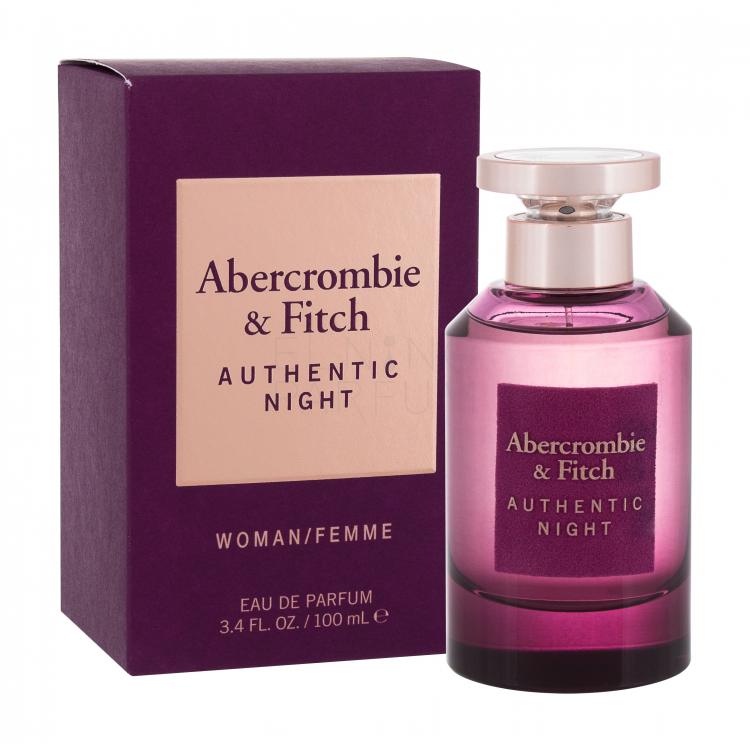 abercrombie & fitch authentic night woman woda perfumowana 100 ml     