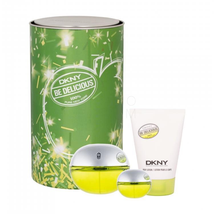 DKNY DKNY Be Delicious Zestaw Edp 100ml + Edp 7ml  + 100ml Balsam
