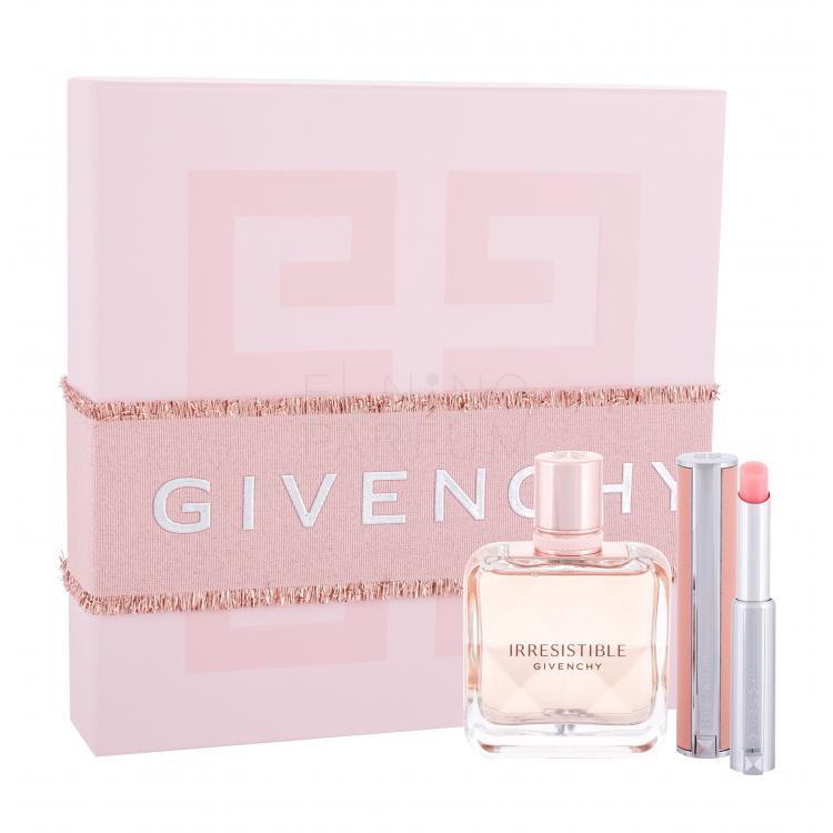 Givenchy Irresistible Zestaw Edp 50 ml + Balsam do ust Le Rose Perfecto 2,2 g 01 Perfect Pink