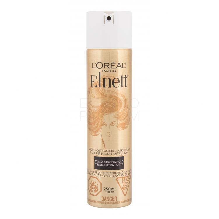 L&#039;Oréal Paris Elnett Extra Strong Hold Micro-Diffusion Lakier do włosów dla kobiet 250 ml