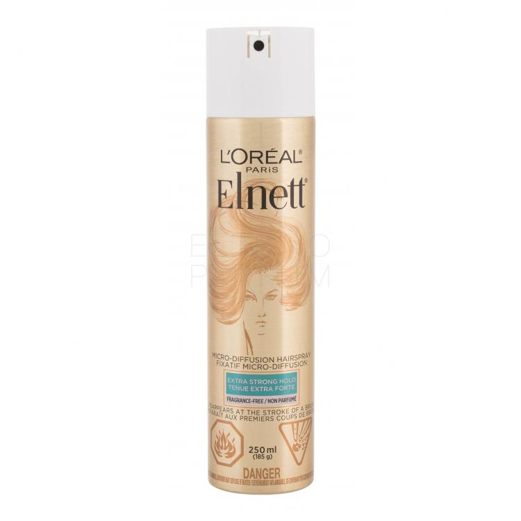 L&#039;Oréal Paris Elnett Extra Strong Hold Micro-Diffusion Lakier do włosów dla kobiet 250 ml
